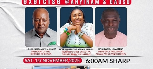 Saturday 1st November 2025 clean up exercise banner - 1